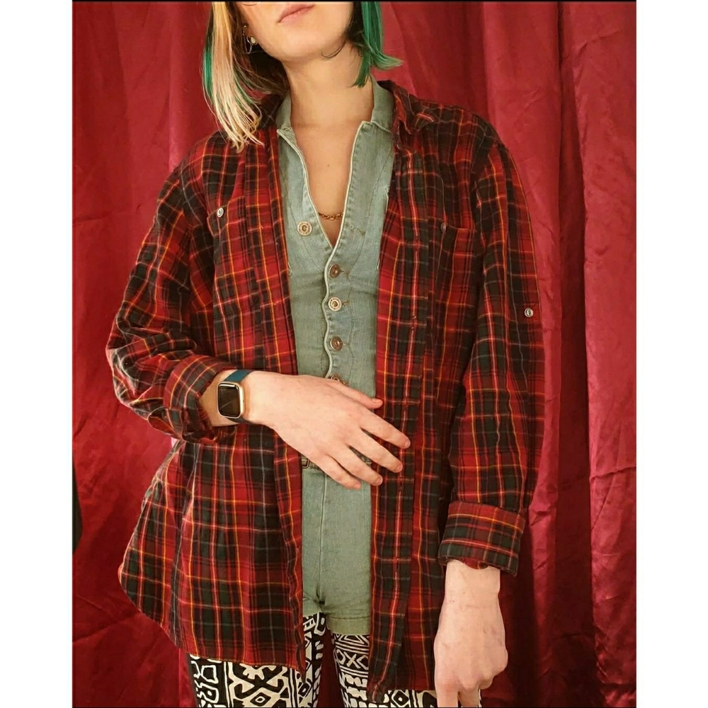 Big Gay Red Plaid Flannel